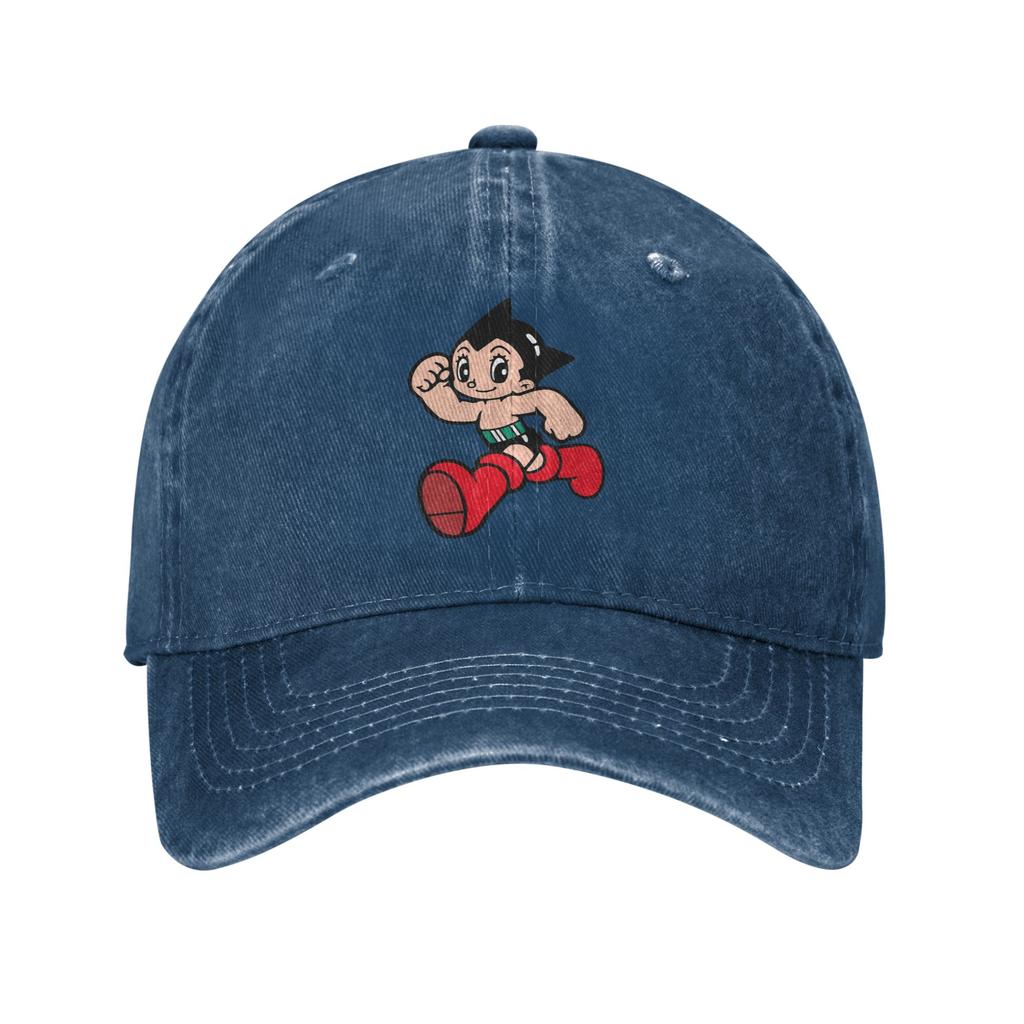 Astroboy Astro Boy Baseball Cap Vintage Distressed Denim Snapback Cap for Unisex Women Outdoor All Seasons Travel Fit Caps Hat