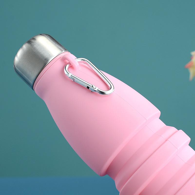 Бутылка для воды, креативная складная силиконовая бутылка для колы, большая емкость, портативная бутылка для фитнеса на открытом воздухе