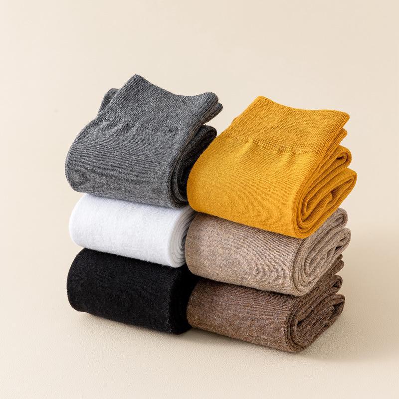 Женские длинные носки выше колена, облегающие, черные, тренд осени/зимы, японский стиль.