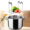 Силиконовые формы для яичных битов для аксессуаров 6 Qt 8 Qt, включая паровую решетку-подставку с термостойкими ручками, Sous