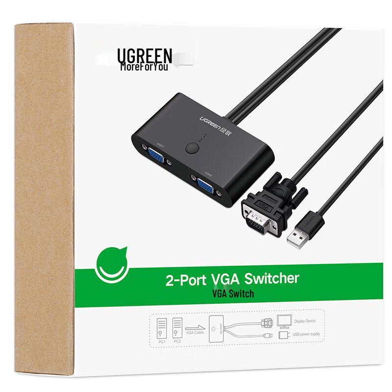 UGREEN 2-Port KVM Switch