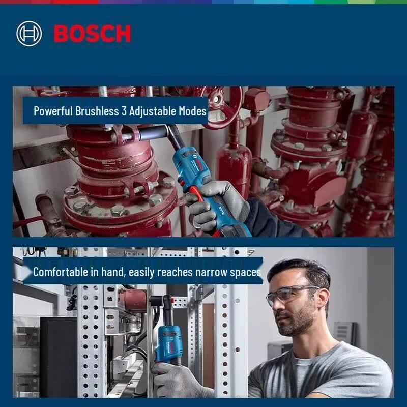 Bosch 18V Brushless Cordless Right Angle Ratchet Wrench CN plug (adapter included)
