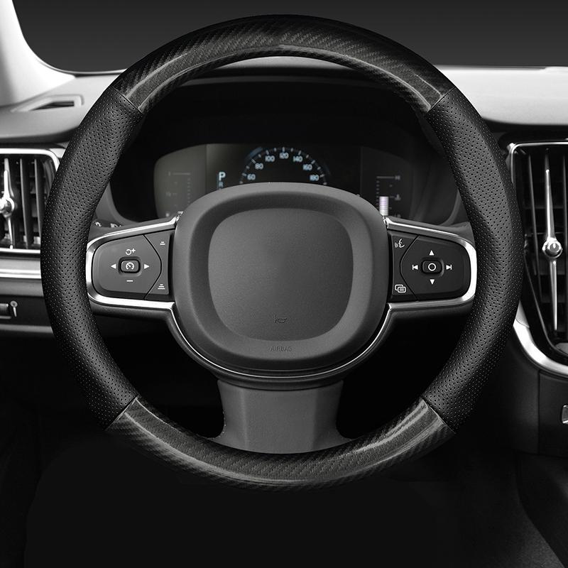 Тонкий чехол без запаха для Volvo V40, чехол на руль, подходит для 2,0 T Cross Country T5 AWD 2013 2014 1,6 T 2015 T3 2016 2017