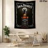 Ткань для стены с изображением бутылки виски Jack Daniel'S Tennessee, Атмосферная фоновая ткань, Мягкое украшение для гостевого дома, Ткань для стены