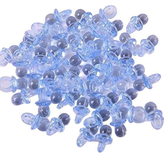 50 шт. Розовые мини-пустышки для девочки, соска, сувенир для вечеринки в честь рождения ребенка, торт