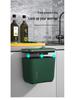 Large Capacity Wall-Mounted Trash Can with Lid for Bathroom, Kitchen, Bedroom, and Living Room