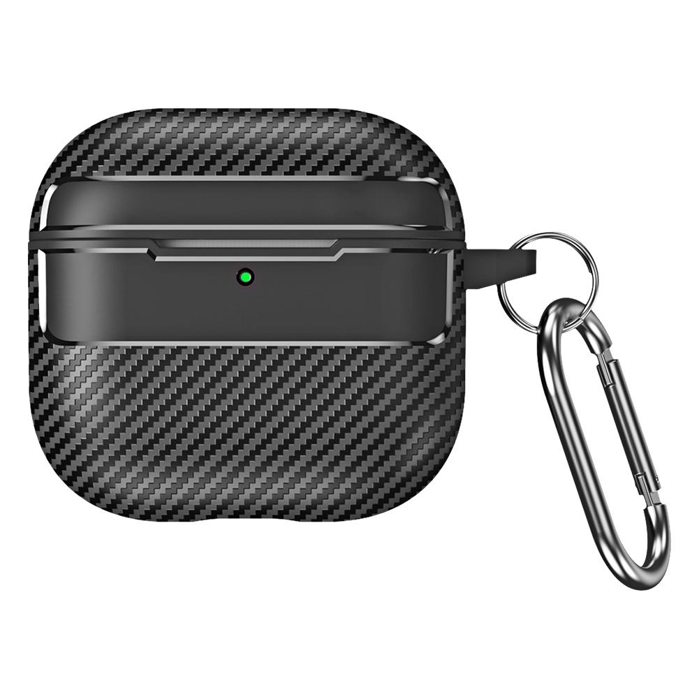 Для AirPods 4 чехол с текстурой из углеродного волокна беспроводной Bluetooth для наушников AirPods чехол для наушников J0R1