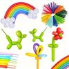 50/100pcs Colorful Long Latex Balloons 10.24 Inches with Pump DIY Magic Twisting Balloons for Class Party Mother's Day ZSY