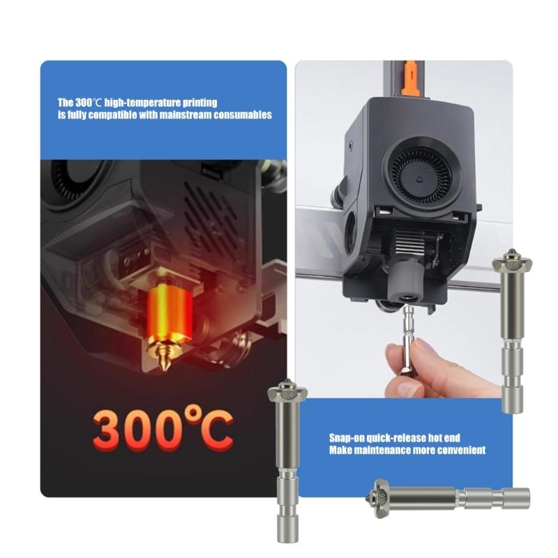3D Printer Hotend Upgrades Kit for 3 Precisions Temperatures Control And Fast Speed Compatibility