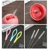 8Pcs Straw Brush Soft Bristles No Scratches Long Handle Hanging Hole Pipe Tube Cleaner Drinking Straw Cleaning Brush