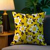 Spring and Summer Floral Pillow Case Plush Fabric Soft Double Sided Print Home Sofa High Quality Cushion Cover Throw
