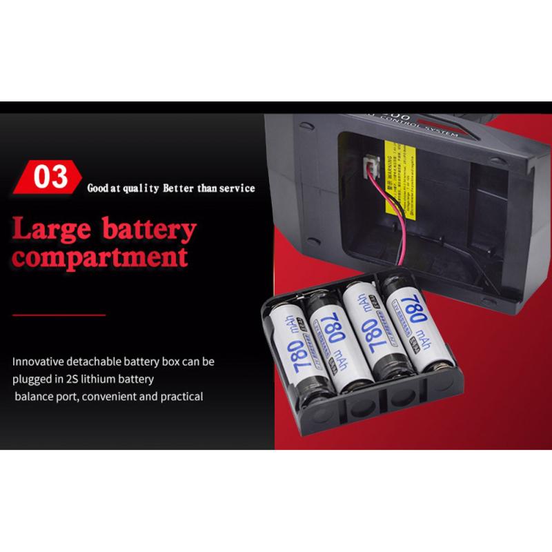 2.4ghz RC Digital Radio Transmitter with Gyro Receiver for RC Car Tracked Trx4