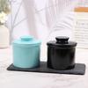 Ceramic Butter Cup Yellow Oil Tank Water Sealed With Lid Cheese Sealed Tank Creative Western Style Butter Box