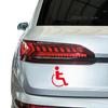PVC Disabled On Board Car Wheelchair Sign Sticker Windshield Window Waterproof And Scratch Resistant Decals Styling Decoration