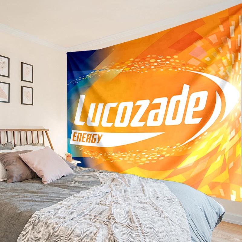 Lucozade Printed Tapestry, Unique Design Tapestry, Wall Decor for Bedroom,Livingroom, Playroom,Heartwarming Fan Holiday Gifts