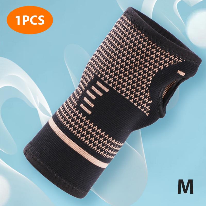 Wristband Sports Compression Wrist Brace Sleeve Support Elastic Palm Hand Glove