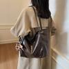 Сумка большой вместимости женская осенне-зимняя универсальная новая простая повседневная на плечо популярная сумка-тоут для поездок на работу