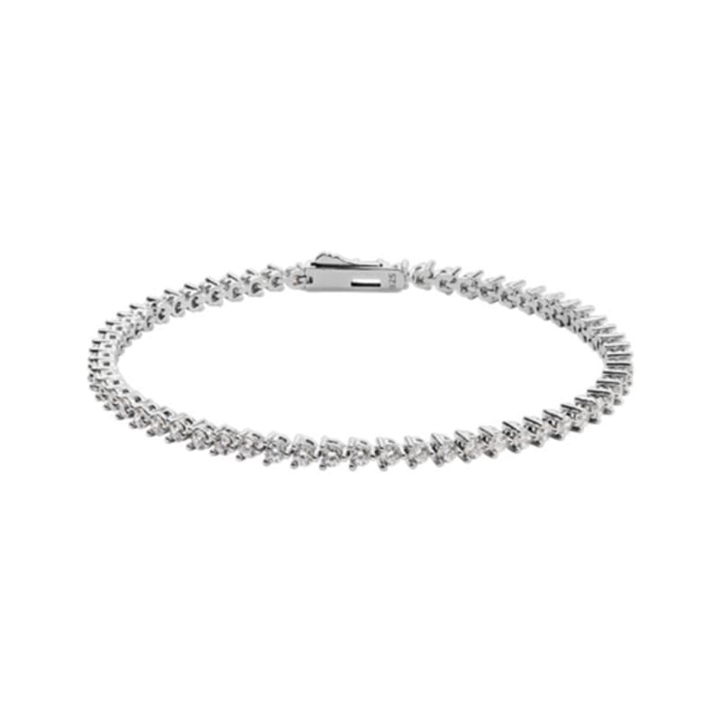 Зеленый [925 пробы серебро] Eight.silver.69 / браслет с ручкой росы