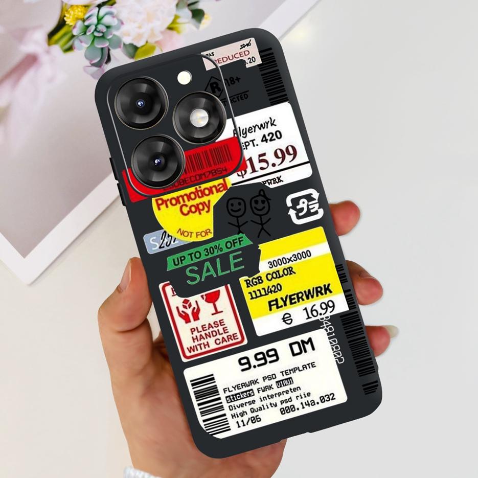 Чехол для ITEL A70 A665L Стильный Чехол с Рисунком Мультяшный Мягкий Силиконовый Чехол для Телефона Для Itel A70 A 70 ItelA70 Задняя Крышка 6.6'' Fundas