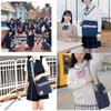 School A4 Shoulder Nylon High School Cute JK High School Student [Eolluka] Bag, Bag, Bag, Bag, Uniform, Bag,