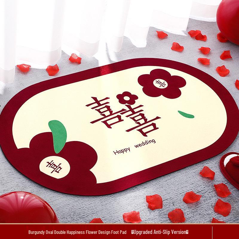 Приветственный коврик - Ковер со счастливыми словами для дома и свадебного декора