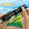 Портативный мощный бинокль HD 10-300x40 с большим радиусом действия, профессиональный монокуляр с функцией ночного видения для охоты, кемпинга, туризма