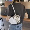 Trendy Street Style Pu Leather Bucket Bag Elegant And Beautiful Simple Shoulder Bag For Everyday Use