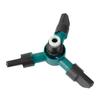 360-Degree Rotating Lawn Sprinkler with Stake Large Area Coverage Garden Watering System Adjustable Patio Sprinkler