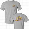 Ski Doo Ski Doo Racing Snow Logo Grey Unisex T-Shirt
