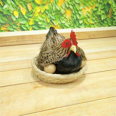 Декоративная фигурка курицы для сада и улицы