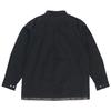 Uniqlo Серия совместных работ Jil Sander Однотонная повседневная рубашка с длинным рукавом Мужские рубашки Черный 446428-09