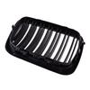 1 Pair Car Dual Slats Double Line Front Bumper Hood Grille 51138195152 Fit for BMW 3 Series E36 Sedan Compact Cabrio Facelift
