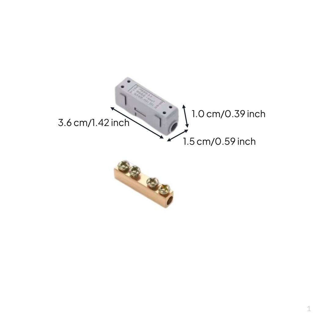 Wire Splitter Connector, 1 In 2/6 Output Terminal Block, Quick Splicing, 0.24mm², Suitable for