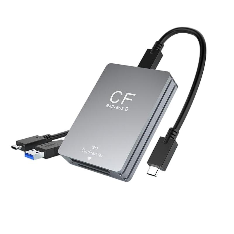 USB C Картридер Type C на CF Express B SD Смарт-карты для ПК Ноутбука Адаптер для Записи Карт Передачи Данных для Compact Flash