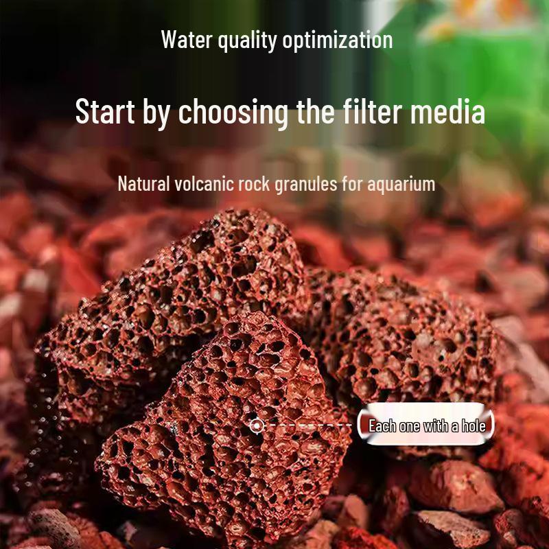 Volcanic Rock Aquarium Landscaping Stones - Natural Filtration Sand