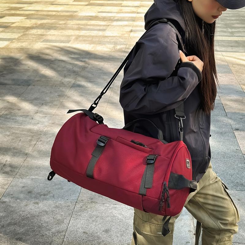 Однотонный рюкзак для женщин, большой емкости, рюкзак для спорта на открытом воздухе, сумка для фитнеса, мужская дорожная сумка через плечо