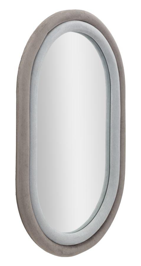 Wall Mirror Antony Grey Velvet Cm 60X4X90
