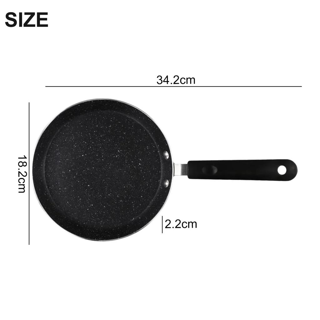 Сковорода для блинов с антипригарным покрытием Ручка, предотвращающая ожоги Индукционная газовая плита Электрическая тава Блины Омлет Блины Кастрюля Посуда