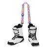 Ski Boots Strap Carry Sling Strap Adjustable Ski Boots Carrying Leash Ski Carrier Straps With Hook Equipment Accessories 90cm For Men Women Skiing Ice