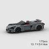 City Speed ​​Convertible MOC Old Car Super Race Vehicle Model Building Block Racing Brick Technical Christmas Gift Rally Sport Toys