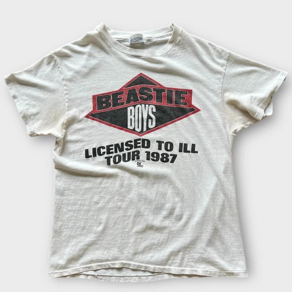 1987 Beastie Boys Лицензированный To ILL Тур Винтажная Футболка с Логотипом Группы Рэп Футболка Все Размеры S-5XL Унисекс Футболка