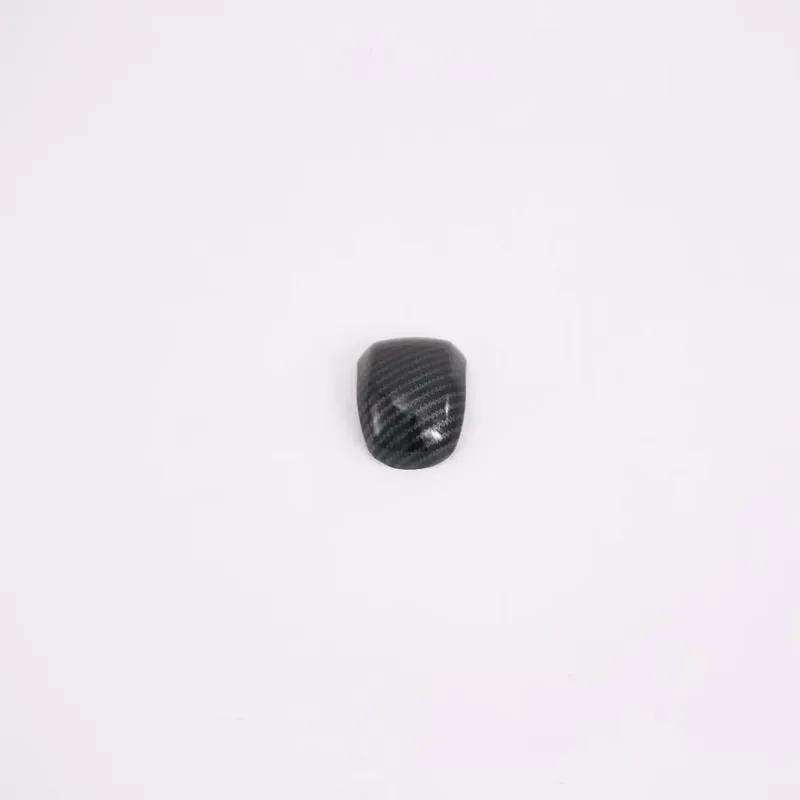 For Hyundai Santa Fe - Carbon Fiber Car Gear Shift Knob Cover Trim Accessories Interior Gear Shift Head Protector Frame