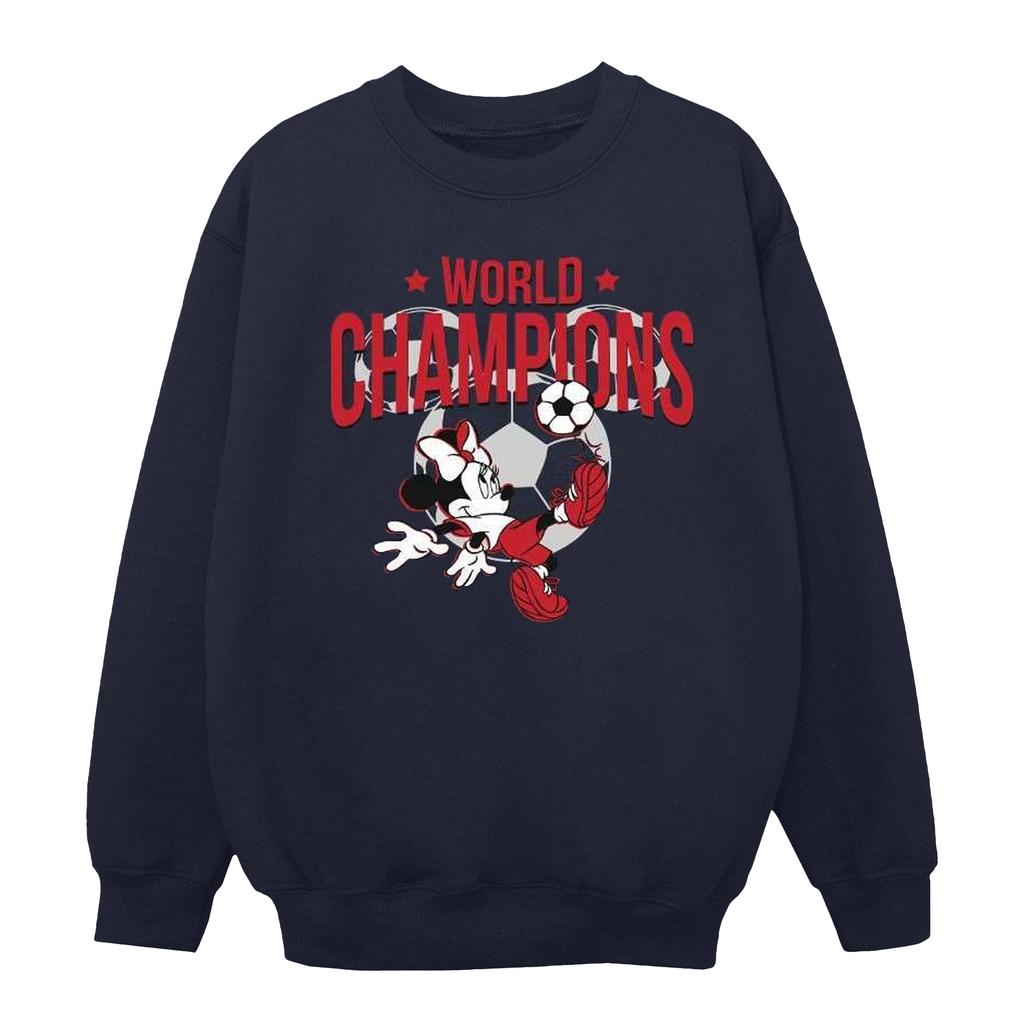 Disney Mens Minnie Mouse World Champions Sweatshirt
