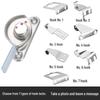 GUYU Stainless Steel Sliding Window/Door Crescent Lock