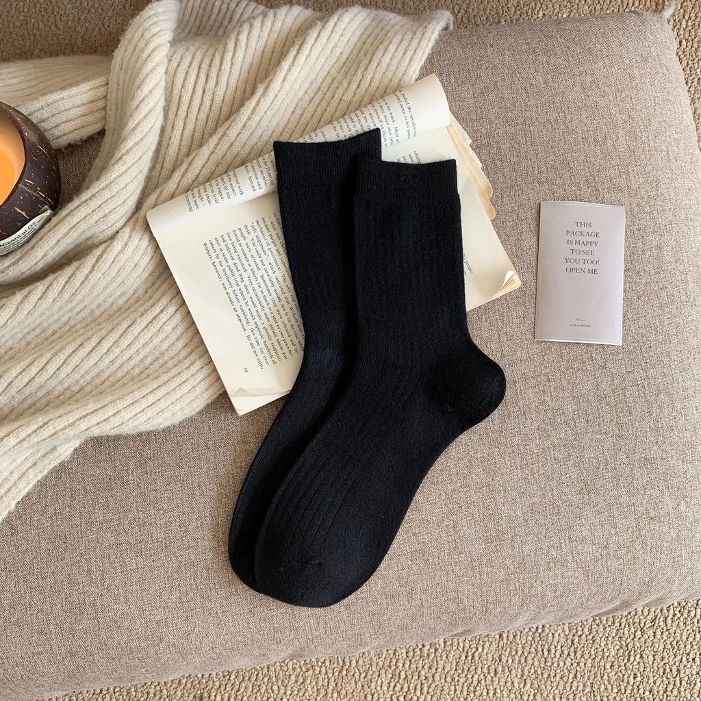 Носки Темно-красные с Лошадью Сезон Двухигольная Вышивка Свадьба Новый год 2026 Год Лошади Носки