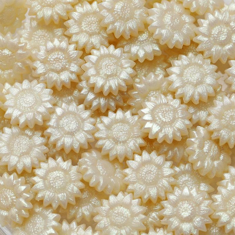 Huidisi Перламутровые Гранулы Сургуча Смешанных Цветов Подсолнух для Штампов