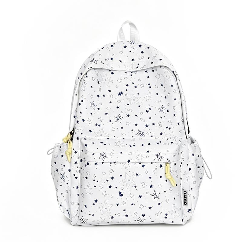 Student Schoolbag Female Star Printed Backpack