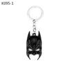 Movie Super Hero Mask Logo Keychain Key Holder Pendant Charm Cosplay Jewelry Birthday Gift Drop-ship