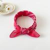 Hip-hop scarf 11cm cotton and linen small square scarf small silk scarf women's new European and American cashew nut printing versatile headscarf 