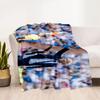 Football Player Action Blanket Durable Comfort Great for Office Bedding Couch Four Seasons Multipurpose Stylish Decor
